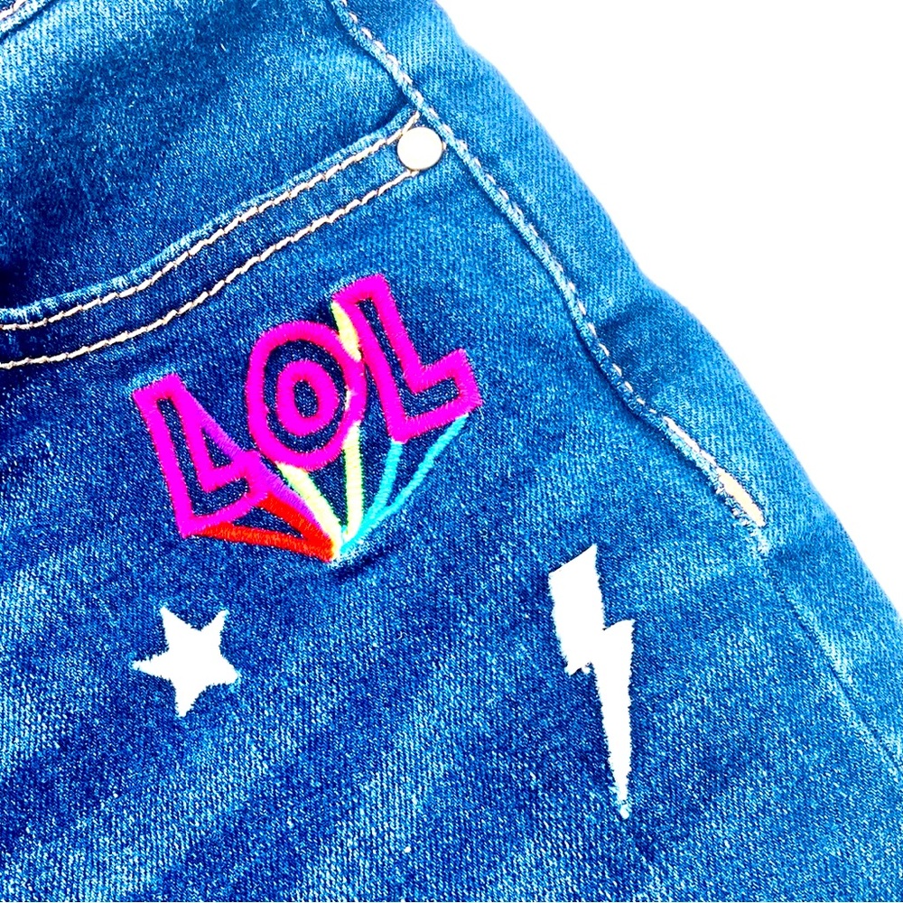 Girl’s Jordache Sequined Jean Shorts - Picture 4 of 9